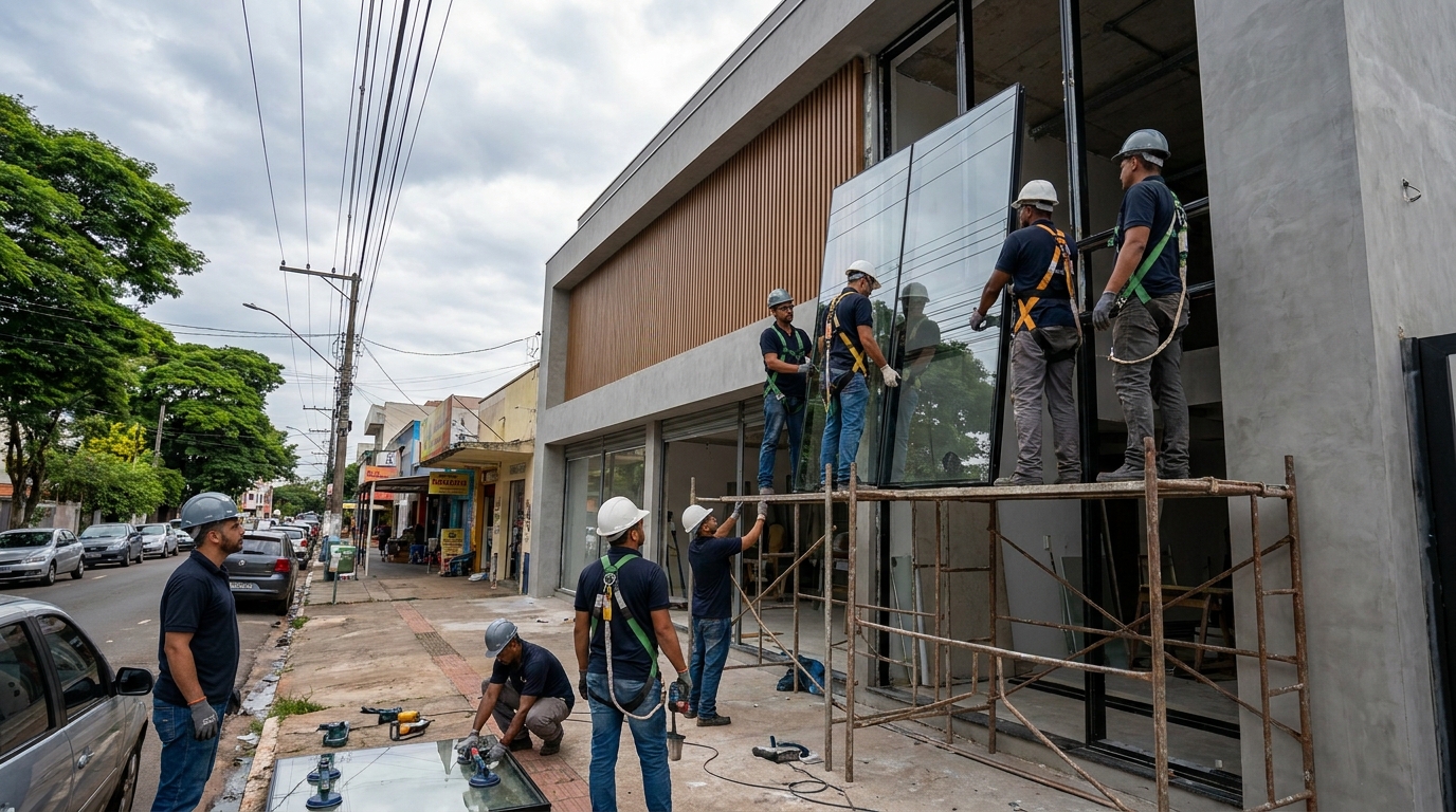 Fachada de Vidro na Caixa D’Água, Salvador‑BA