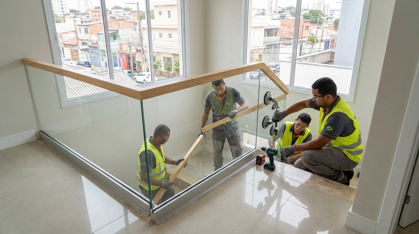 Guarda Corpo na Caixa D’Água, Salvador‑BA