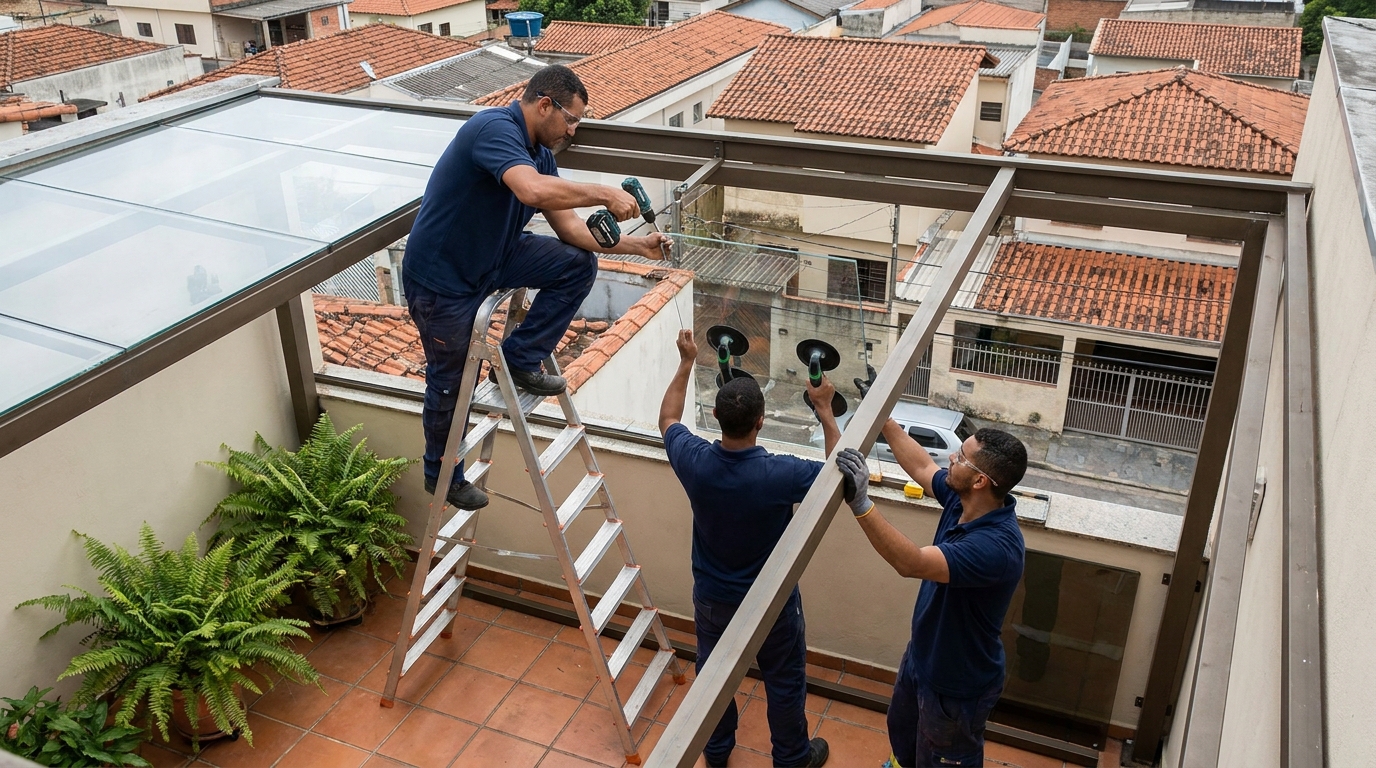 Cobertura de Vidro no Comércio, Salvador‑BA